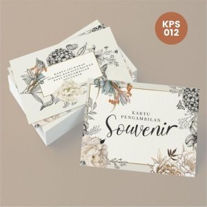 Kartu Pengambilan Souvenir 12