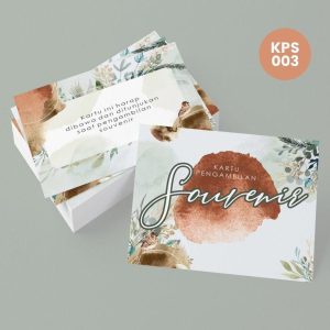 Kartu Pengambilan Souvenir 03