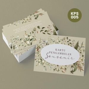 Kartu Pengambilan Souvenir 05