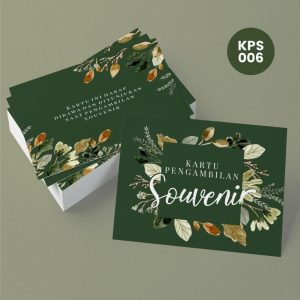 Kartu Pengambilan Souvenir 06