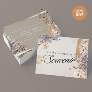 Kartu Pengambilan Souvenir 07